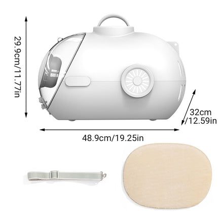 Portable Pet Carrier Backpack Travel Bag for Cats Dogs Breathable Lightweight