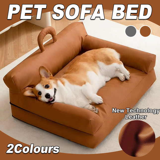 Waterproof Pet Bed Washable Dog Cat Sofa Mat Four Seasons Sleeping Cushion Use