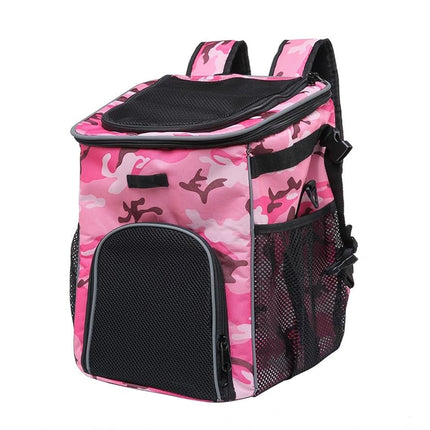Bike Pet Bag Backpack Dual Use Removable Foldable for Cat Dog 37 x 30 x 30cm