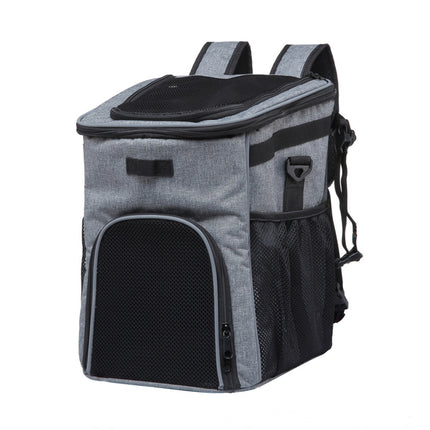 Bike Pet Bag Backpack Dual Use Removable Foldable for Cat Dog 37 x 30 x 30cm