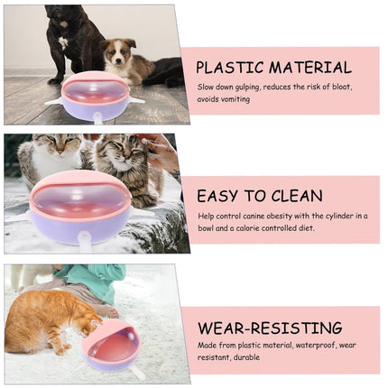 4 Nipples Silicone Puppy Feeder Milk Feeding Bowl Nursing Puppy Bottles Kittens
