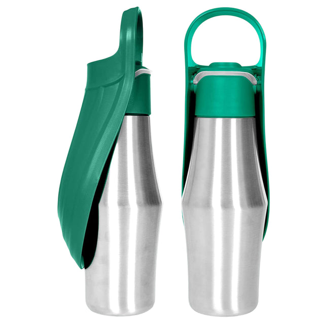 Portable Pet Water Bottle Stainless Steel Travel Cup For Dogs Cats Outdoor