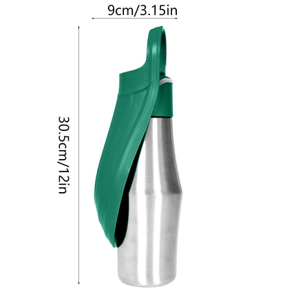 Portable Pet Water Bottle Stainless Steel Travel Cup For Dogs Cats Outdoor