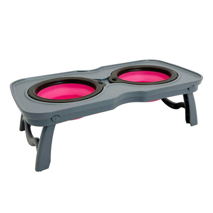 Portable Pet Water and Food Bowl for Cats and Dogs Travel Feeding Dish Bowl
