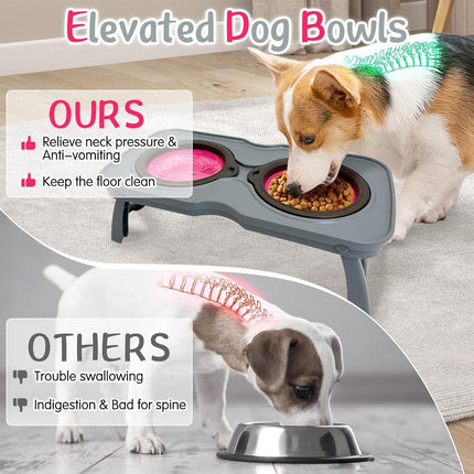 Portable Pet Water and Food Bowl for Cats and Dogs Travel Feeding Dish Bowl