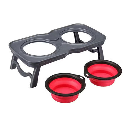 Portable Pet Water and Food Bowl for Cats and Dogs Travel Feeding Dish Bowl