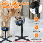 Elevated Dog Bowl Stand Raised Pet Feeder Tilted Non Slip Basin For Dogs Use