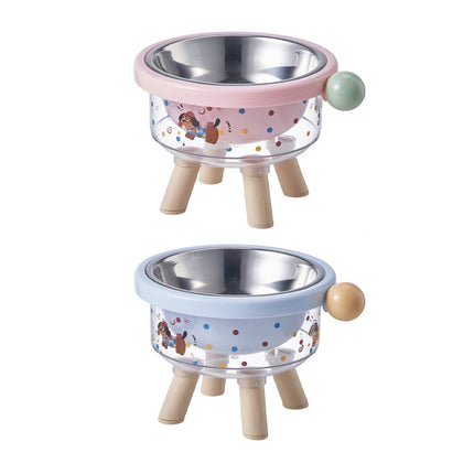Large Capacity Anti Slip Elevated Stable Pet Bowl Dog Cat Feeding Station