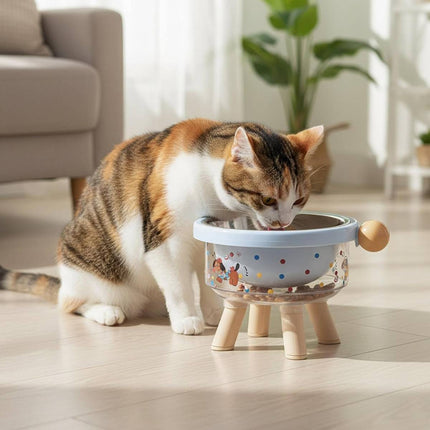 Large Capacity Anti Slip Elevated Stable Pet Bowl Dog Cat Feeding Station