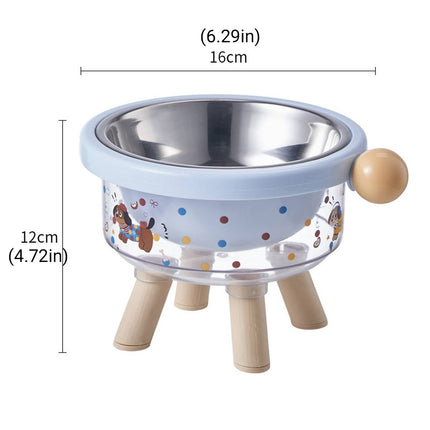 Large Capacity Anti Slip Elevated Stable Pet Bowl Dog Cat Feeding Station