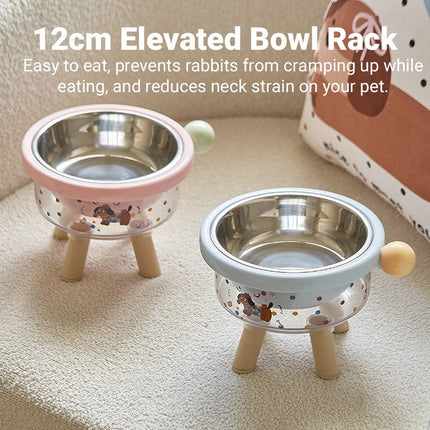 Large Capacity Anti Slip Elevated Stable Pet Bowl Dog Cat Feeding Station