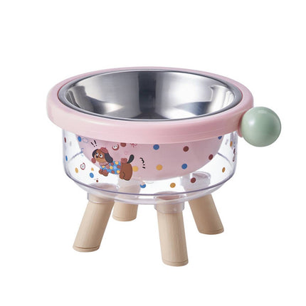 Large Capacity Anti Slip Elevated Stable Pet Bowl Dog Cat Feeding Station