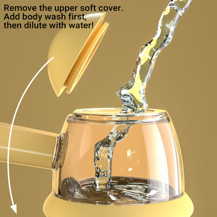 Pet Bath Brush Dog Massage Brush Press to Dispense Liquid Pet Grooming Tools