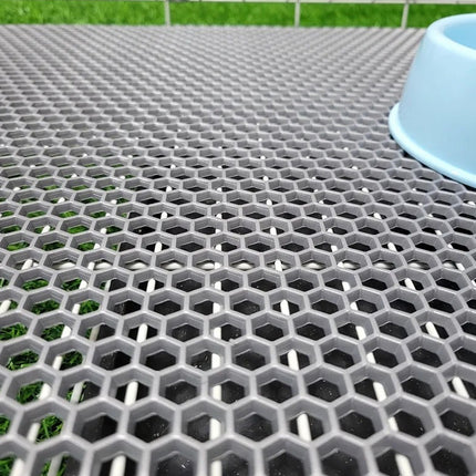 Pet Cage Mesh Mat Plastic Perforated Panel Chew Resistant Non Slip Cage Supplies