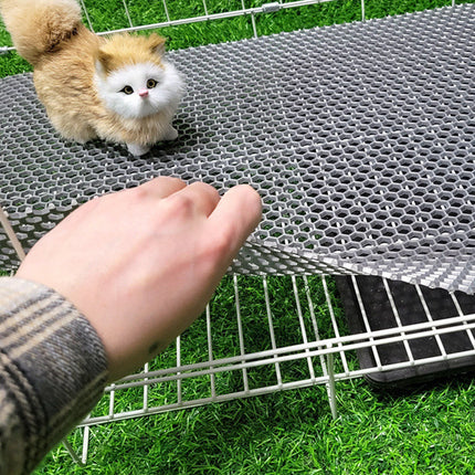 Pet Cage Mesh Mat Plastic Perforated Panel Chew Resistant Non Slip Cage Supplies