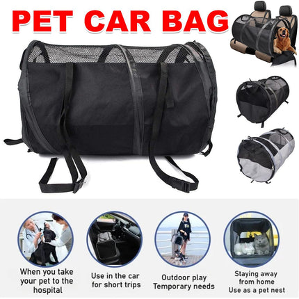 Foldable Pet Car Carrier Bag Breathable Travel Tent Portable Kennel for Transport