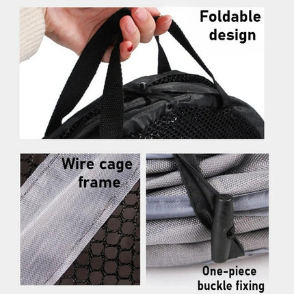 Foldable Pet Car Carrier Bag Breathable Travel Tent Portable Kennel for Transport