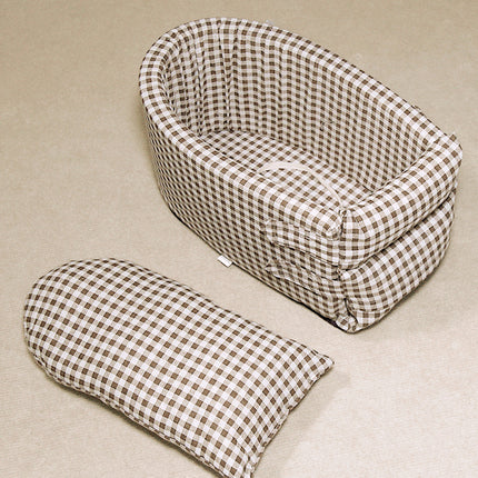 Portable Pet Console Seat for Travel Comfort Small Dog Cat Carrier Bed