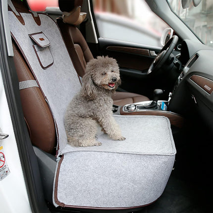 2 in 1 Pet Car Seat Waterproof Nonslip Durable for Dogs Cats Protective Seat Mat