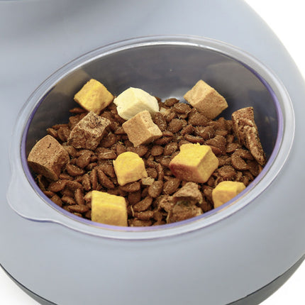 Pet Water Food Bowl With 1.4L Removable Tank Leak Proof Auto Gravity Feeder
