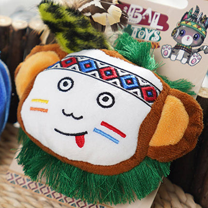 Catnip Plush Cat Toy Soft Chew Interactive Indoor Play Boredom Relief Activity