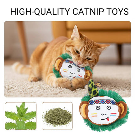 Catnip Plush Cat Toy Soft Chew Interactive Indoor Play Boredom Relief Activity