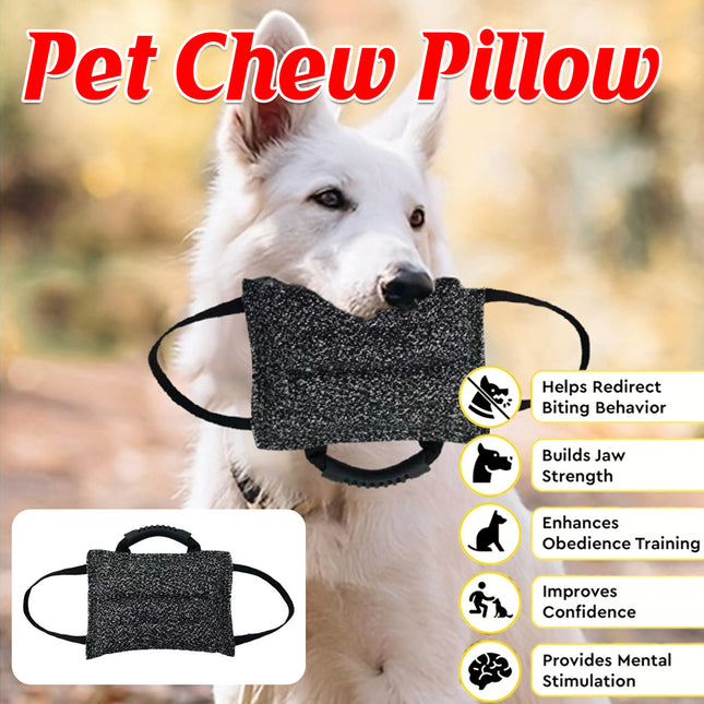 Pet Chew Pillow Tug Toy Durable Material Interactive Training Toy Dogs Chew Play