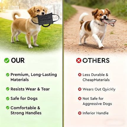 Pet Chew Pillow Tug Toy Durable Material Interactive Training Toy Dogs Chew Play