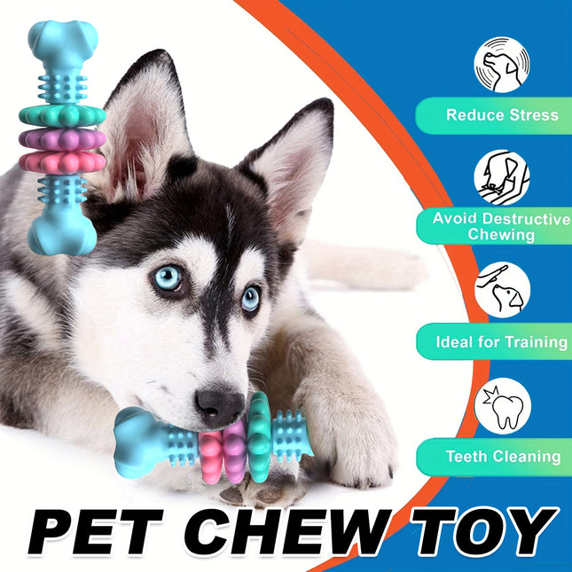 Bone Shape Pet Chew Toy Durable Molar Grind Dog Chew For Pet Interactive Play