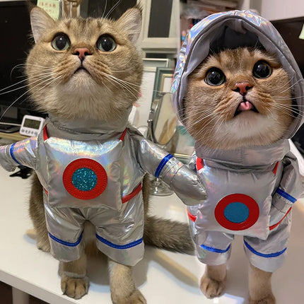 Dog Astronaut Costume Pet Space Suit Funny Halloween Outfit Puppy Clothes Use