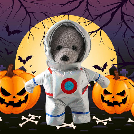 Dog Astronaut Costume Pet Space Suit Funny Halloween Outfit Puppy Clothes Use