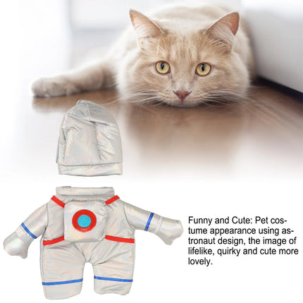 Dog Astronaut Costume Pet Space Suit Funny Halloween Outfit Puppy Clothes Use