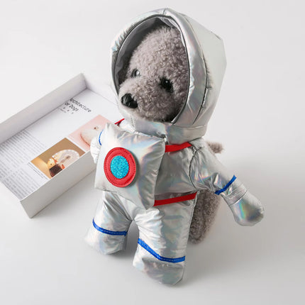 Dog Astronaut Costume Pet Space Suit Funny Halloween Outfit Puppy Clothes Use