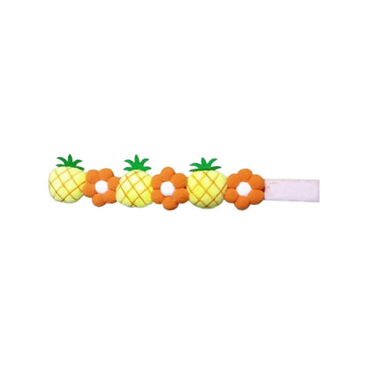 Pet Collar Plush Pineapple Flower Adjustable Small Dog Cat Necklace S M L
