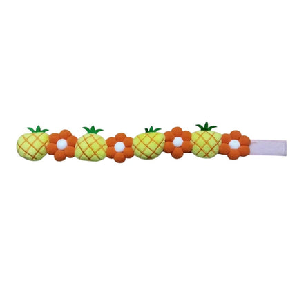 Pet Collar Plush Pineapple Flower Adjustable Small Dog Cat Necklace S M L