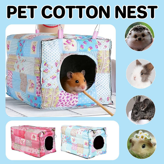 Pet Hammock Thick Warm Cotton Nest Cozy Winter Hanging Bed Hanging Pet Cradle