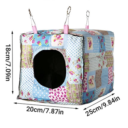 Pet Hammock Thick Warm Cotton Nest Cozy Winter Hanging Bed Hanging Pet Cradle