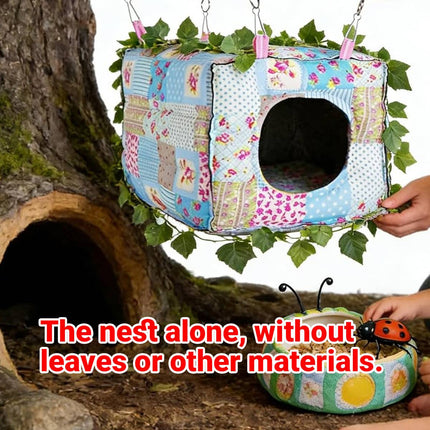 Pet Hammock Thick Warm Cotton Nest Cozy Winter Hanging Bed Hanging Pet Cradle