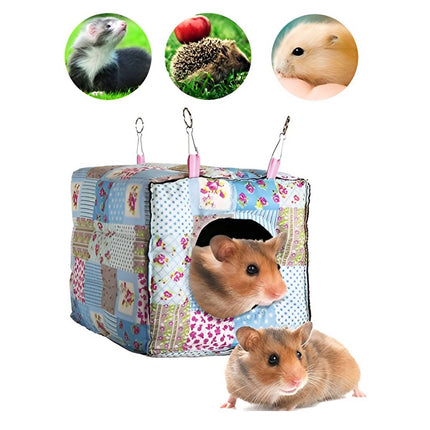 Pet Hammock Thick Warm Cotton Nest Cozy Winter Hanging Bed Hanging Pet Cradle