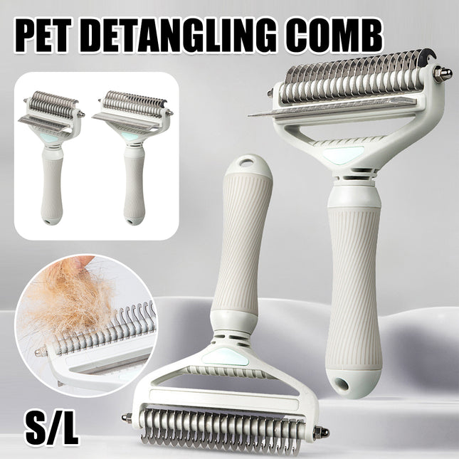 Pet Grooming Brush Hair Removal Anti Tangle Cat Dog Home Detangling Comb Pets