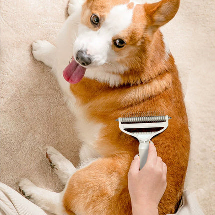 Pet Grooming Brush Hair Removal Anti Tangle Cat Dog Home Detangling Comb Pets