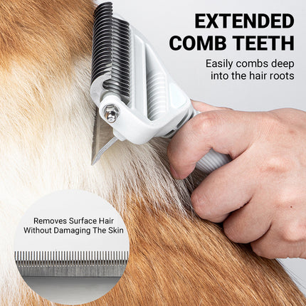 Pet Grooming Brush Hair Removal Anti Tangle Cat Dog Home Detangling Comb Pets