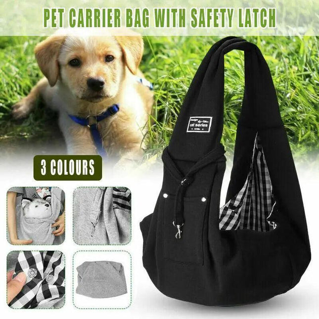Pet Dog Cat Puppy Carry Bag Carrier Travel Outdoor Shoulder Pouch Sling Backpack - Aimall
