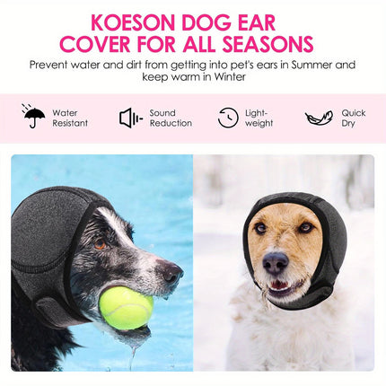 Pet Dog Earmuffs Summer Swimming Waterproof Headgear Noise Reduction Sound