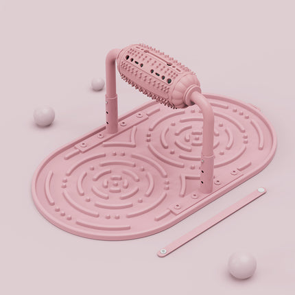 Pet Puzzle Feeder Toy Chew Stress Relief Interactive Roller For Dogs Cats