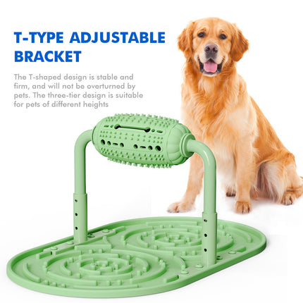 Pet Puzzle Feeder Toy Chew Stress Relief Interactive Roller For Dogs Cats