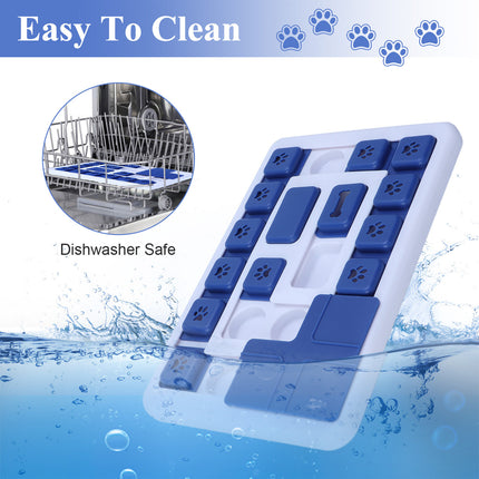 Pet Puzzle Toy Dog Cat Slow Feeder Leaking Sound Making Chew Toy Durable Safe