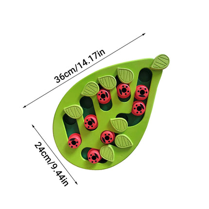 Cat Slow Feeder Bowl Puzzle Interactive Enrichment Toy Pet Educational Non-Toxic