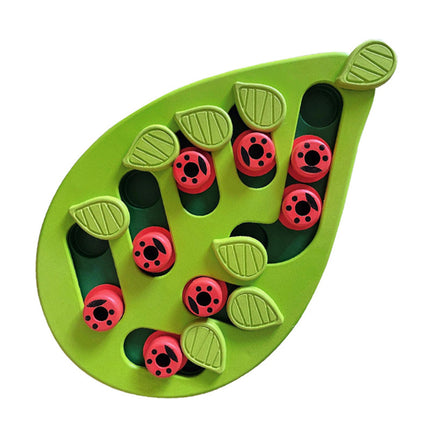 Cat Slow Feeder Bowl Puzzle Interactive Enrichment Toy Pet Educational Non-Toxic