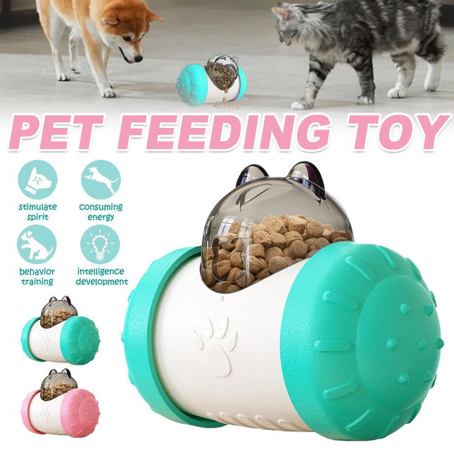 Pet Swing Dispensing Toy for Dogs Chew Resistant Interactive Slow Feeding Play